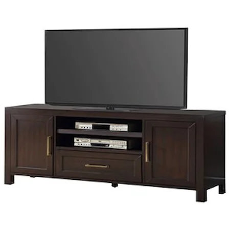 76" TV Console with Concealed Storage